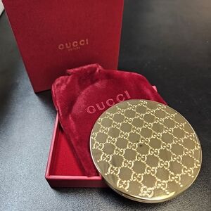 Gucci Gold Compact Mirror